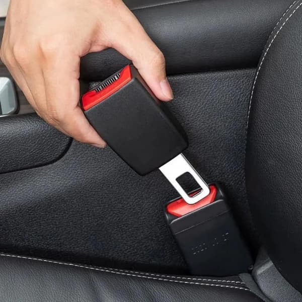 Setebelteforlenger - 2 Setebelteforlengere - Bilsetebelteadapter - Passer de fleste biler - Bilsetebelteforlenger Biltilbehør - 12cm