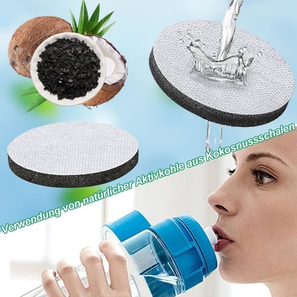 Microdisc Filter - Ulisema - Brita Fill & Go - Aktivt Kul - 8 Æsker