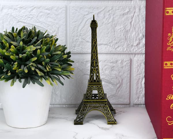 Eiffeltårn Model Eiffeltårn Metalstatue Eiffeltårn Figur til Souvenirs, Bronze (15 cm)