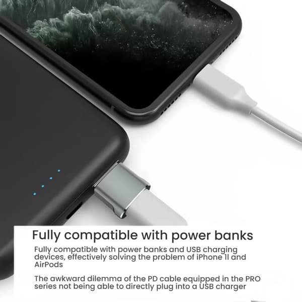 4-pak USB til USB-C-adapter, Type-C hun til han bilopladerkonverter til ny iPhone 16 Pro Max Plus 15 14 13