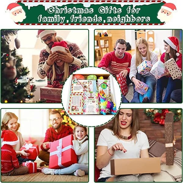 24-dages julekalender: Mini pyramide-genstande, mini piñataer og nedtællingsgaver til julebegivenheder.
