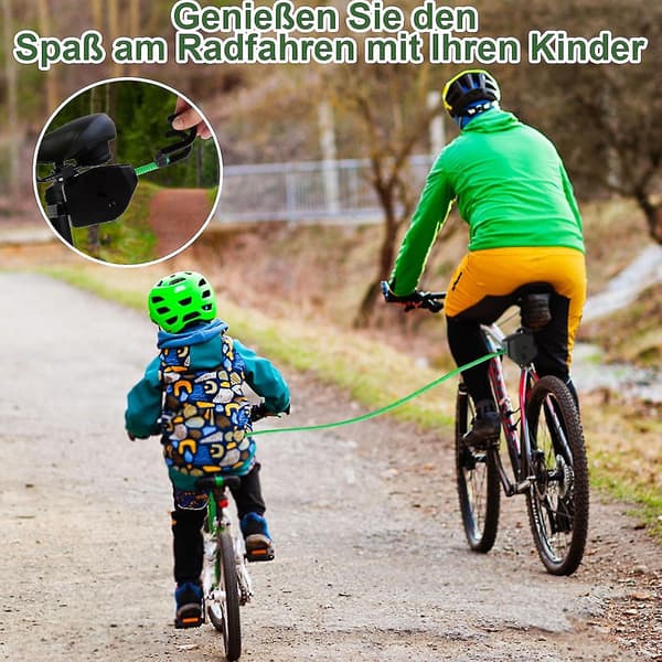 Bugseringstov Cykel Børn, Cykel Bugseringstov Træksystem