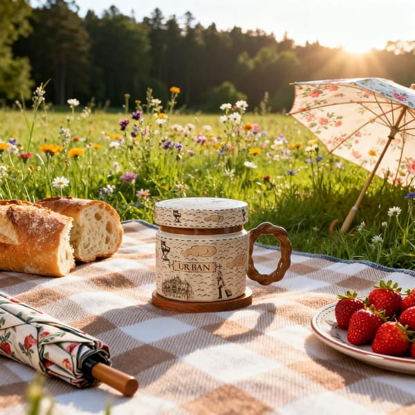 Estetiskt Kaffekoppset i Keramik med Lock & Fat - Lyxig 网红 Drickskopp för Kontor & Hem, Premium Te Latte Mugg Present