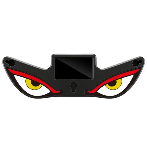 Bilens bakruta dynamisk LED-display – Vampire Devil Eye Emoji Panel, dekorativ billampa