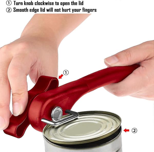 Manuel Sikkerhedsdåseåbner, Ergonomisk Skridsikkert Design