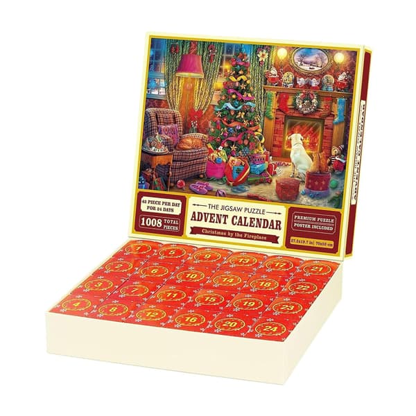 Jul Pussel Adventskalender Semester Pusselset för Hem för Barn