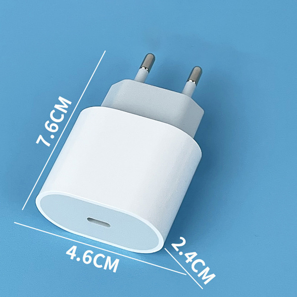 4 stk. lader for iPhone 15 + 2M kabel Hurtiglader USB-C til USB-C