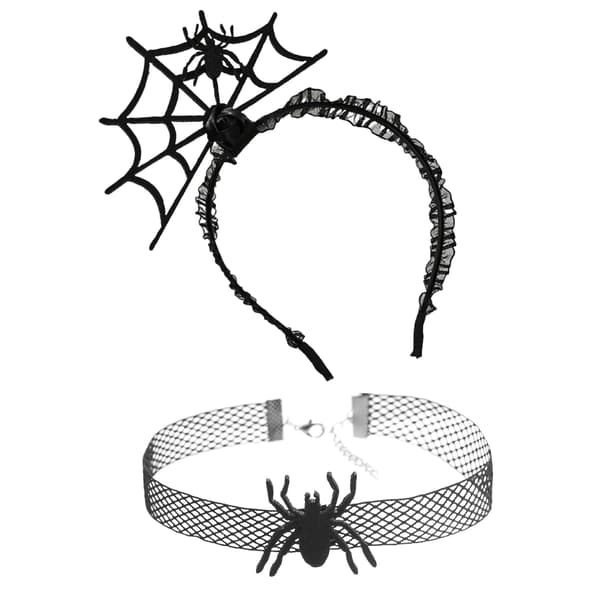 Halloween Spindel Spöke Pumpa Hårband Cosplay Djävul Pannband