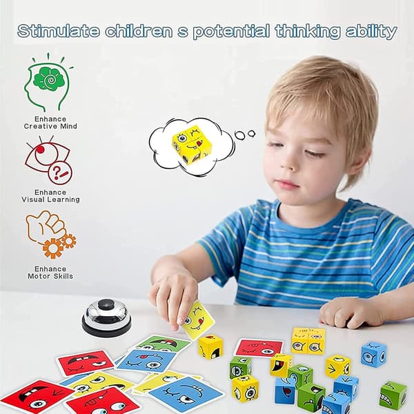 Rubiks kub med ansiktsbyte (Rubiks kub med ansiktsbyte i plåtlåda)