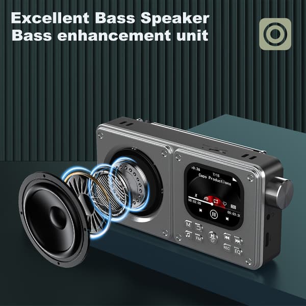 Smart trådlös radio med Bluetooth-uppspelningsfunktion