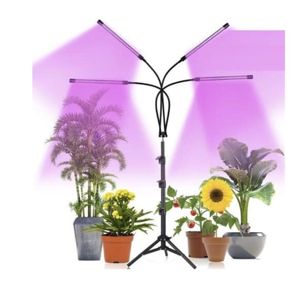 LED växtlampa 4 huvuden
