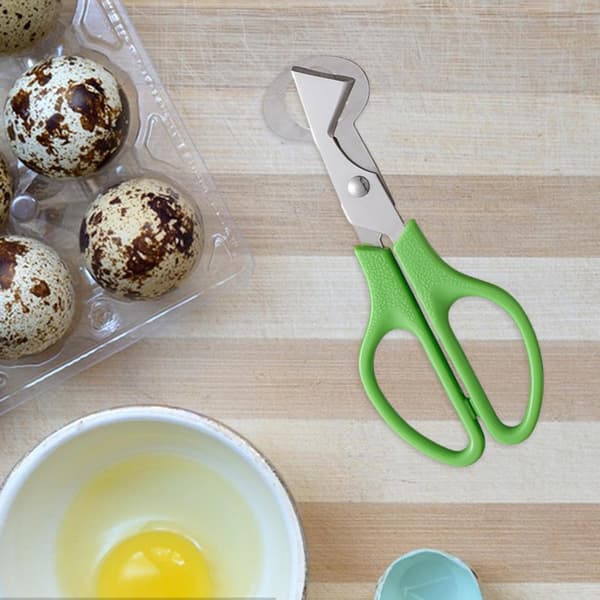 Bærbar Vaktel Egg Kutter Multifunksjonell Egg Kutter med Komfortabelt Håndtak
