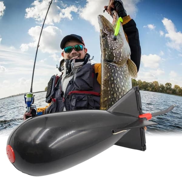 Fiske Bòmb | Flydende agnbeholder til karper | Karpefoder flyde agnholder | Karpefiske raketfoder | Flydende lokke agnholder
