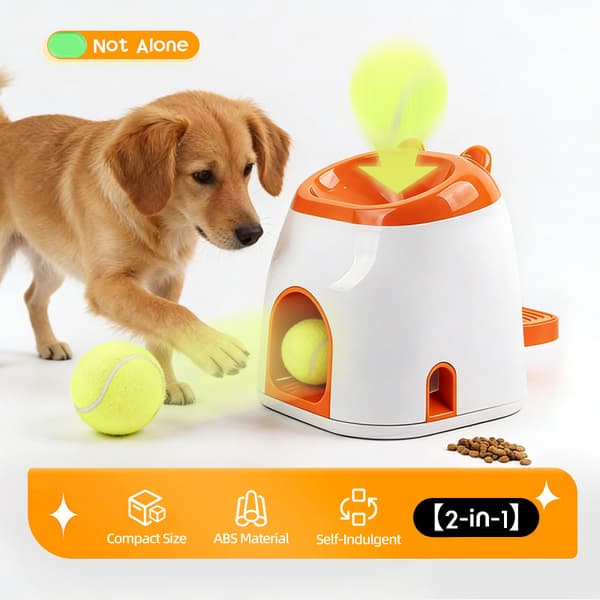 Snack, interaktiv hundeboldkaster indendørs udendørs legetøj til små til store hunde