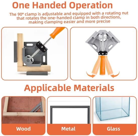 2 kpl alumiinisia kulmapuristimia puuntyöstöön