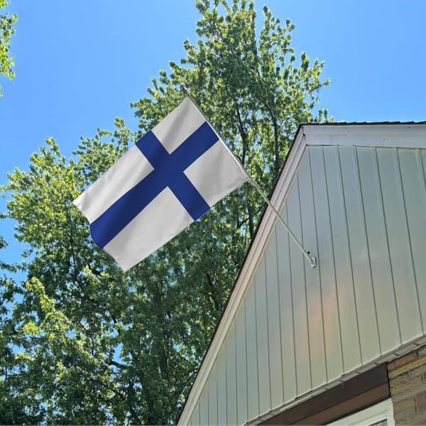 Finsk utomhusflagga