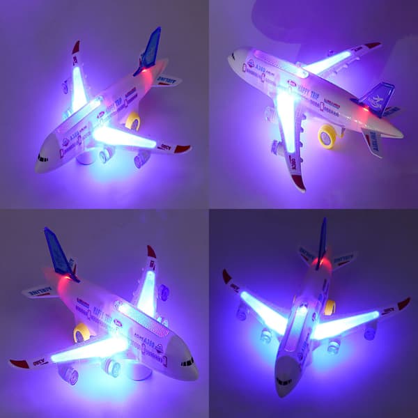 Elektrisk lekefly med LED-musikklys A380