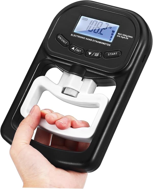 Hand Dynamometer Grip Strength Trainer, Elektronisk Grip Strength Tester Grip