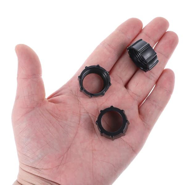 4 stk. reservedeler til biltelefonholder, strammemutter for utskiftbar bilholder, 17 mm kuleledd-adapter, festebrakett