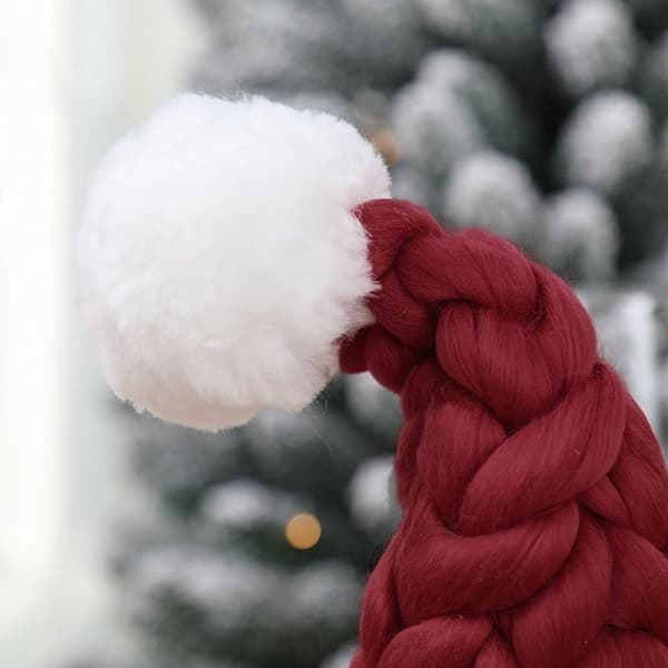 Julehatt-tilbehør til julenissen, koppflaskeholder, juledekorasjon