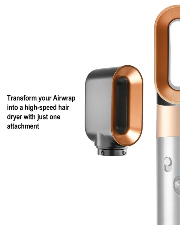 Føntørrer-tilbehør til forstyling Kompatibel med Dyson Airwrap Multi-Styler, Hurtig tørring udglatter flyvsk hår, passer til HS01 HS05 i.d.