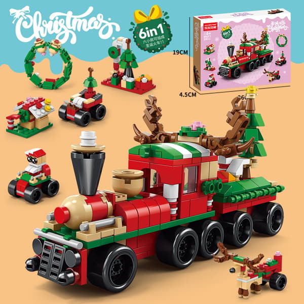 Julkalender Byggsats, 12 Dagar Byggklossar Barnpresent
