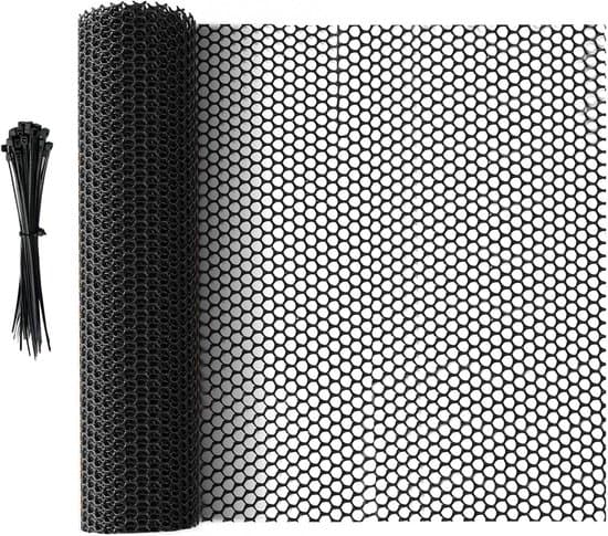 Trappsäkerhetsnät - Balkongskyddsnät - Mångsidig rullgrind för djur och växter - Klippbart och hållbart - Storlek 40x500 cm