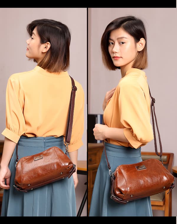 Handväskor & Plånböcker Veganskt Läder Tote Väskor Dam Crossbody Axelväskor med Fack Reseplånböcker