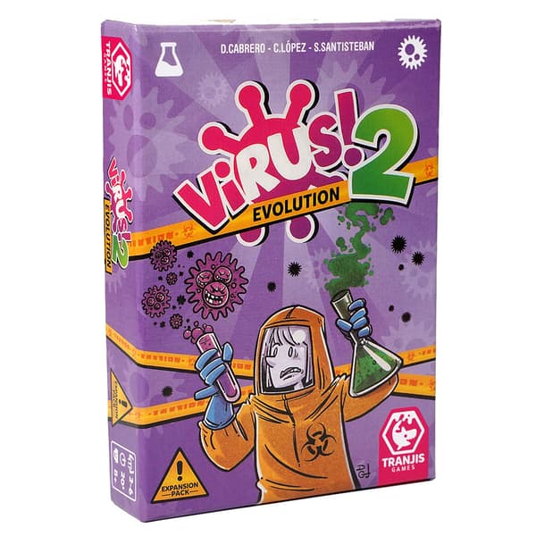 Tranjis Games Virus! + Virus 2 kortspilspakke Evolution udvidelse - spansk Virus2