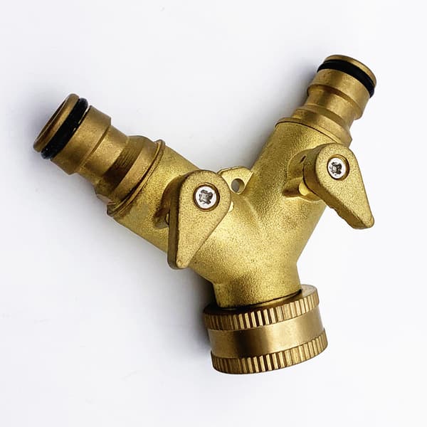 9/12mm rør hurtigkobling, kuleventil T-kobling, mikro-vanningsfitting