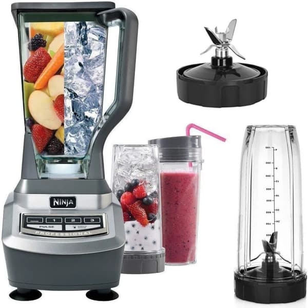 Reservedele til blender - Bundkniv, 7 stk., til Nutri Ninja knivblok 1000W juicer tilbehør
