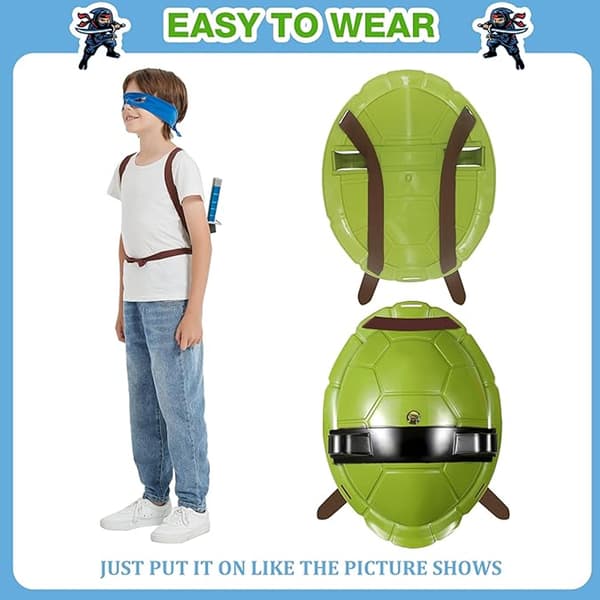 Ninja Turtle Superhelt Cosplay Kostyme Bursdagsfestgaver til barn A