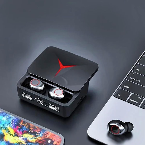 TWS M90 Pro True Wireless Hörlurar med Touchkontroll och Lång Batteritid.