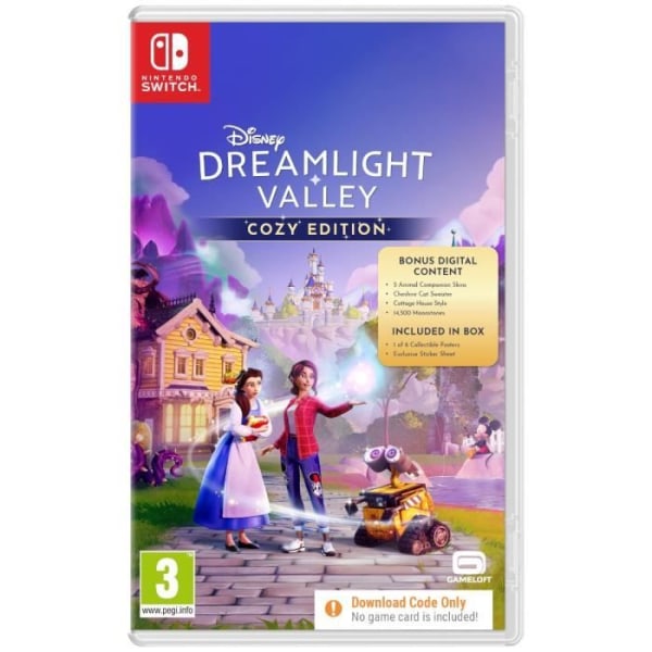 Disney Dreamlight Valley Cozy Edition - Nintendo Switch-spel (Code In A Box)