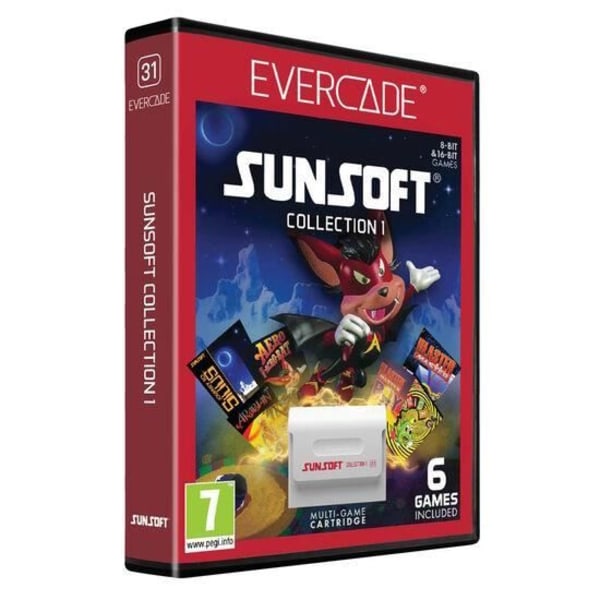 Blaze Evercade Sunsoft Collection Red Cart 31-konsol-RETROGAMING