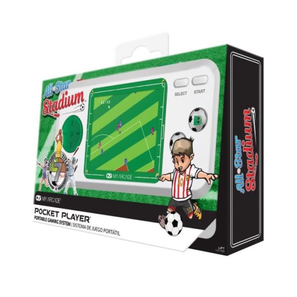 Retrogaming-My arcade - Pocket Player All-Star Stadium - Bärbart spel - 7 spel i 1 - RetrogamingMy Arcade
