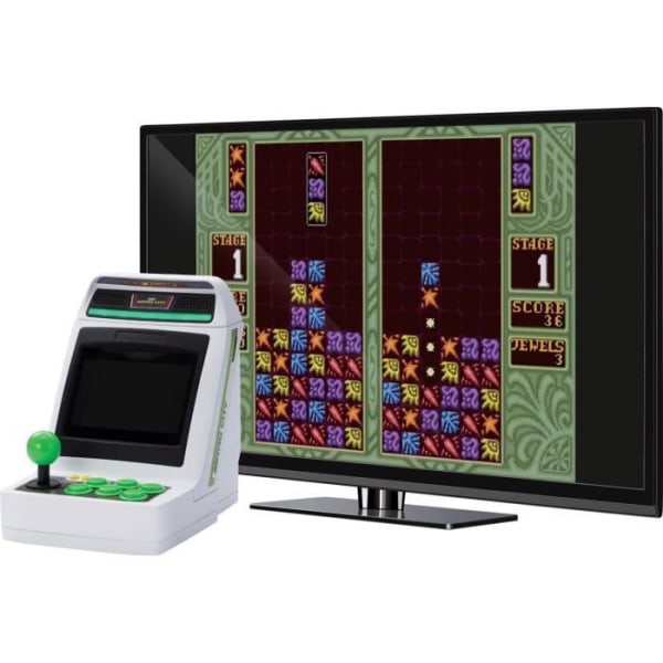 Mini Arcade Terminal - SEGA - Astro City Mini - Bärbar konsol - Multiplattform - Svart / Grå / Grön / Gul