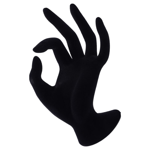 Mannequin Hand Smykker Display Holder Stand Store Resin Black