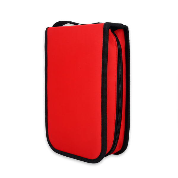 Vandtæt Picnic Camping Service Spisestel Dobbeltlags opbevaringstaske (rød)