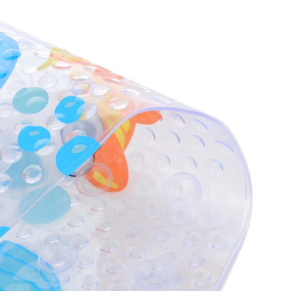 Halkfri badmatta för baby med sugkoppar för badkar, halkfri duschmatta, söt mönsterdesign, badkarsmatta för barn
