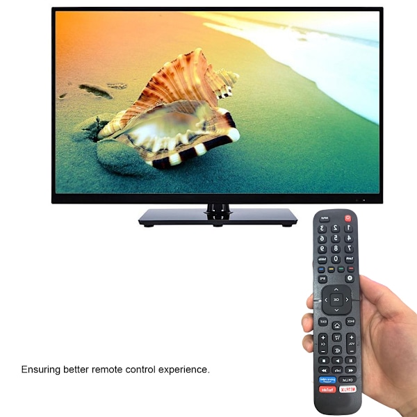 Röstfunktionsaktiverad universalfjärrkontroll, Hisense Smart 4K TV-kompanjon för sömlös underhållning, infraröd kontrollalternativ med hög