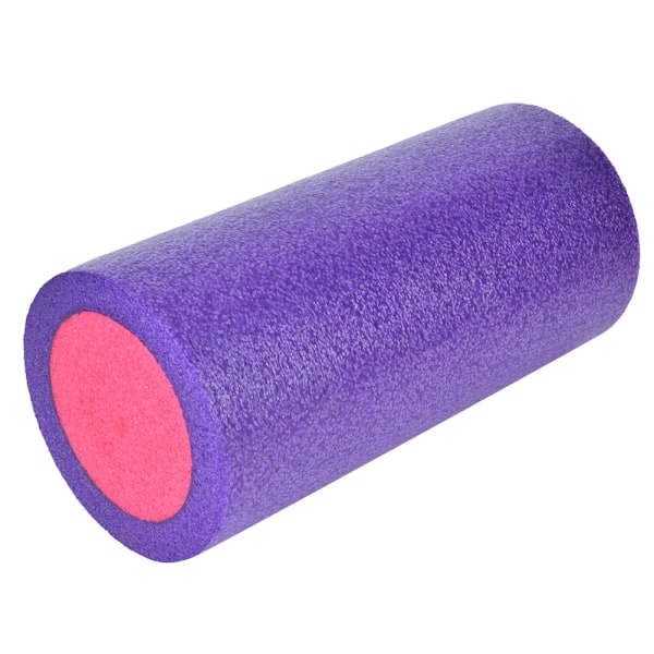 EPE Yoga Foam Roller Muskelavlastende Massasje Kolonne Balanse Utstyr 30cm/11.8in Ytre Lilla Inner Rosa