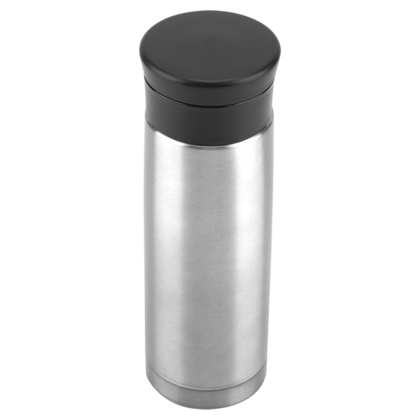 Ruostumattomasta teräksestä valmistettu termosmuki Punk Cup Tea Leak -vesipullolla ulkokäyttöön 350 ml (hopea)