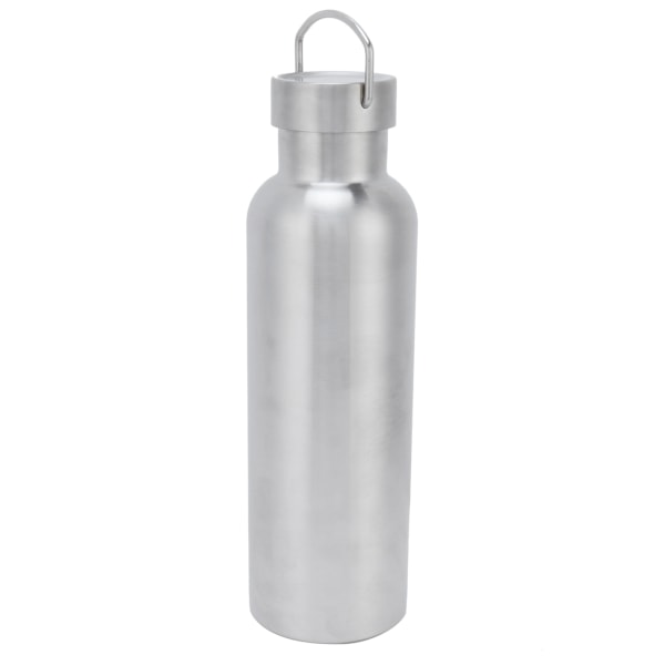 Vakuum sportsflaske 750 ml dobbeltlags rustfrit stål Vakuumisolering Lækagesikker vandflaske til udendørs sport