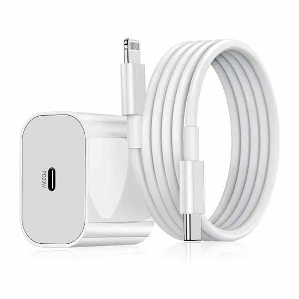 20W Snabbladdningskabel För Apple-enheter, Power Delivery 3.0 Protokoll USB C Till Lightning Kabel 1.5m, Universell Kompatibilitet Med Smart Chip Ström