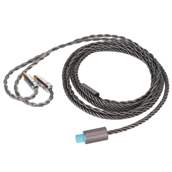 Uppgraderingskabel för hörlurar, mikrofonkontroll & högrent material, 1,2 m hållbar flätad design för SENNHEISER IE-serien, silverpläterad syrefri