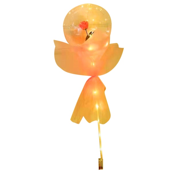Luminous Balloon Rose Bouquet Läpinäkyvä pallokimppu ystävänpäivä