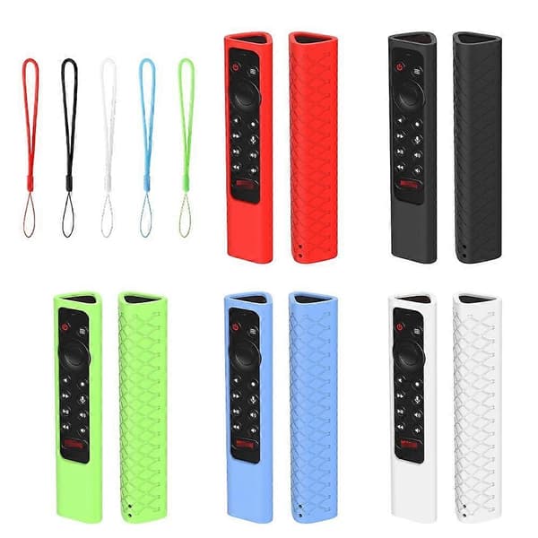 For NVIDIA Shield TV Pro 4K HDR Remote Control Silicone Case with Lanyard