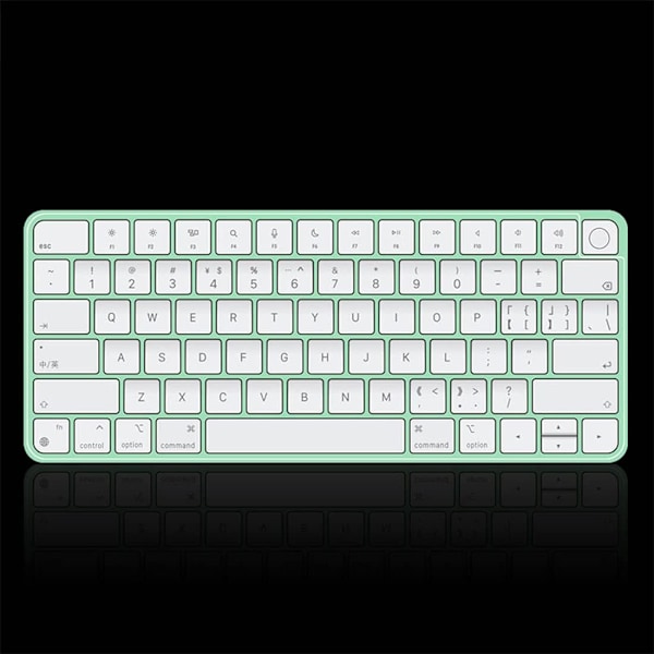 Skyddstillbehör för 2021 iMac 24 tum A2449 Magic Keyboard med Touch ID, Slitstark Design Ultratunn Tangentbordsskydd Hög Transparens