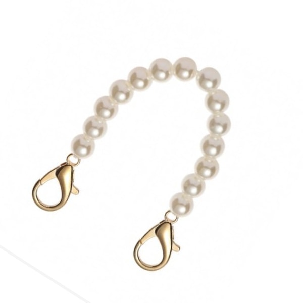 Pearl Bag Chain Wear Resistant DIY Pearl Bead Purse Chain for